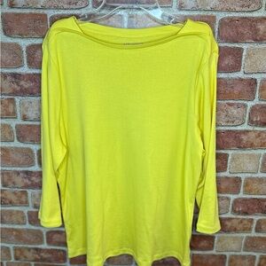 Appleseeds boatneck cotton pullover size PXL